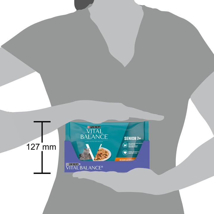 Produktbild Vital Balance Pastete mit Huhn (Senior, 4 Stk., 85 g)