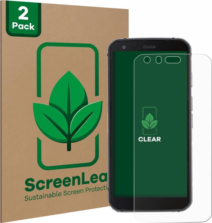 Immagine prodotto ScreenLeaf Pellicola protettiva sostenibile Pellicola protettiva dello schermo chiara trasparente (2 Pezzo/i, Cat S62 Pro)