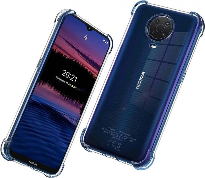 Actual product image Screenguard Nokia G20 Cover Crystal Soft Airbag Bumper (Nokia G20)