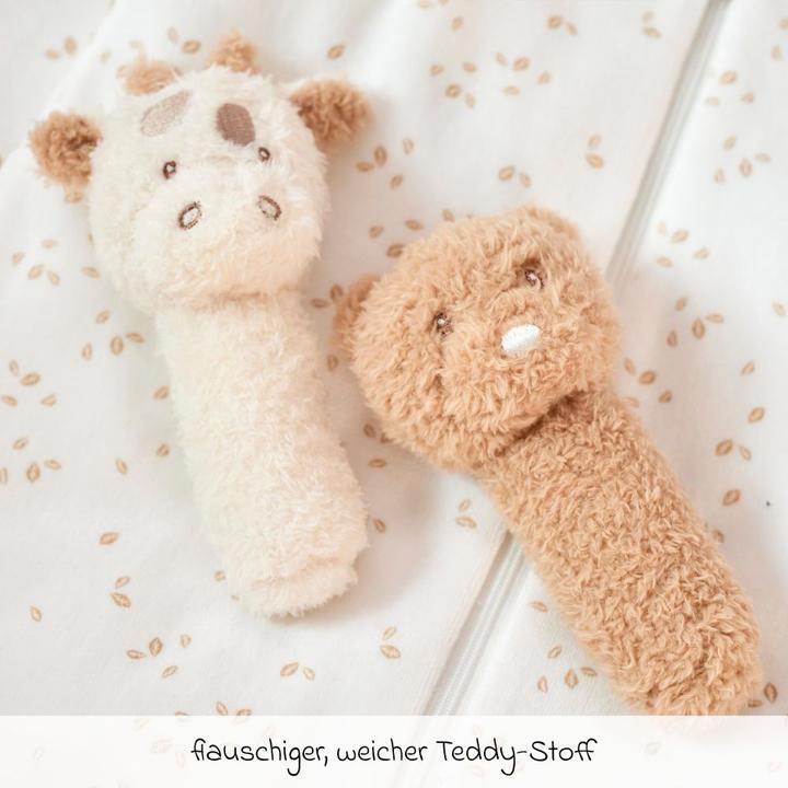 Actual product image Nattou Rasseln & Greiflinge Stabrassel Teddy - Bär
