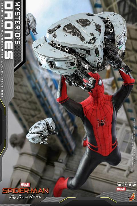 Actual product image Hot Toys Spider-Man: Far From Home "Mysterio's Drones" 1/6 Accessory Set