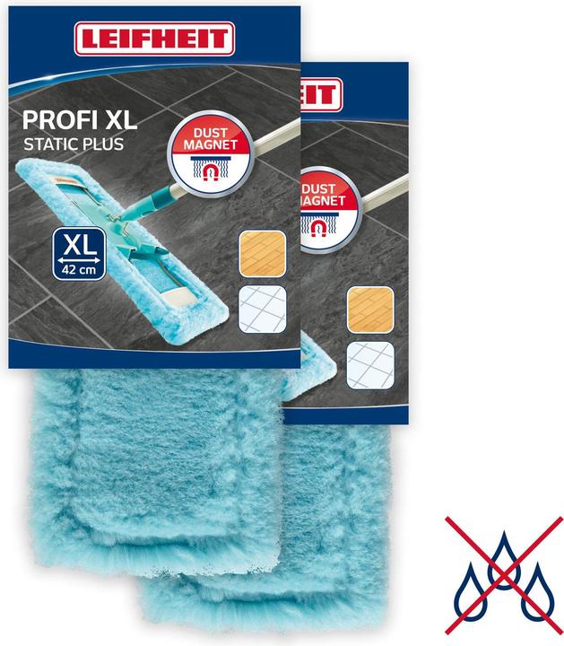 Produktbild Leifheit Wischbezug Profi XL static plus 2er (2 Stk.)