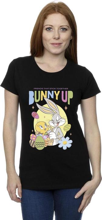 Actual product image Looney Tunes Womens/Ladies Bunny Up Cotton T-Shirt (S)