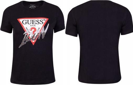Guess Damen Shirt Gold/schwarz/weiss/rot S (S)