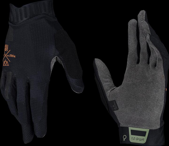 Actual product image Leatt Glove MTB 1.0 GripR Women - Stealth (XS)