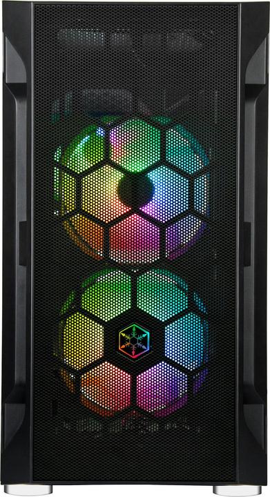 Actual product image Silverstone Fara H1M Pro Micro-ATX Case - Tempered Glass, ARGB (mATX, Mini-ITX, Mini-DTX)