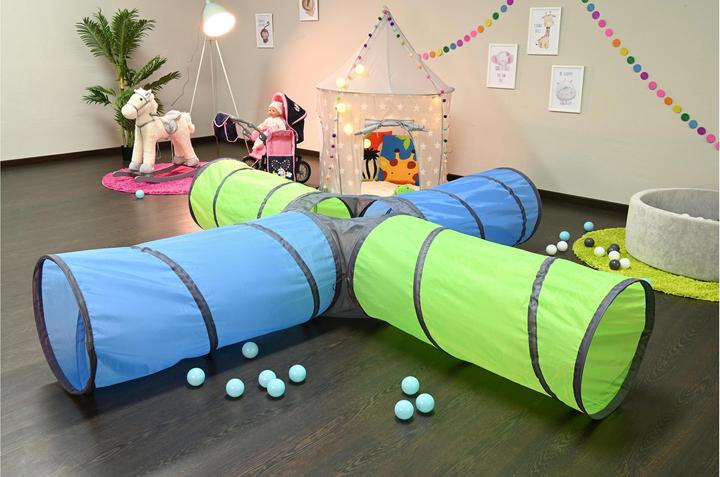 Produktbild Knorrtoys Spieltunnel Circle - "Green-blue"