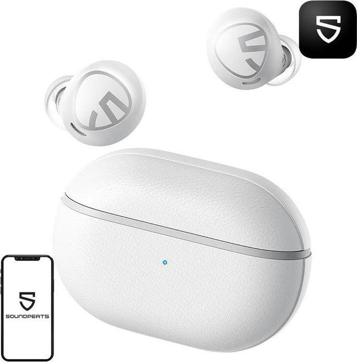 Actual product image Soundpeats TWS Free2 Classic Headphones (white) (Wireless)