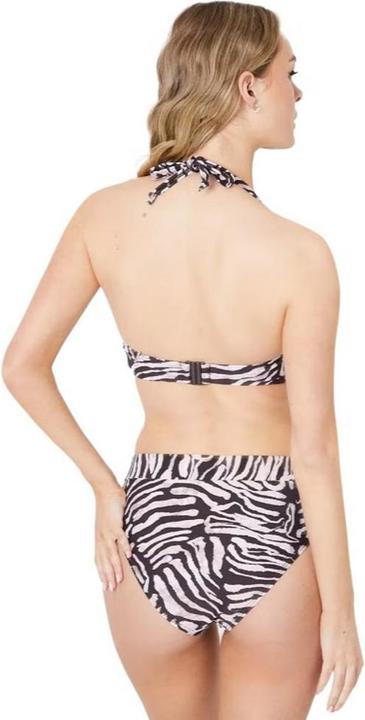 Actual product image Universal Textiles Womens/Ladies Zebra Print Strapless Bikini Top (70 J)