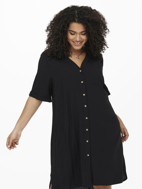 Actual product image Only Curvy viscose 2/4 sleeve tunic dress (46)