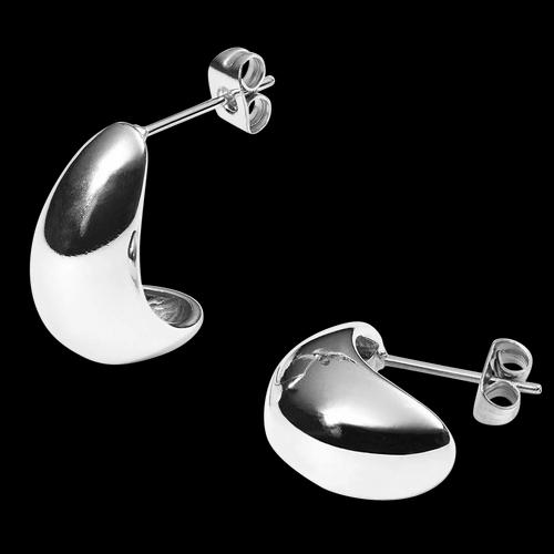 Image du produit Purelei Big Drop Ohrringe silber (Acier inoxydable)