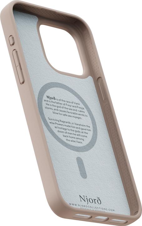 Immagine prodotto Njord Custodia MagSafe in tessuto con copertura rigida Rosa Sabbia (Apple iPhone 15 Pro Max)