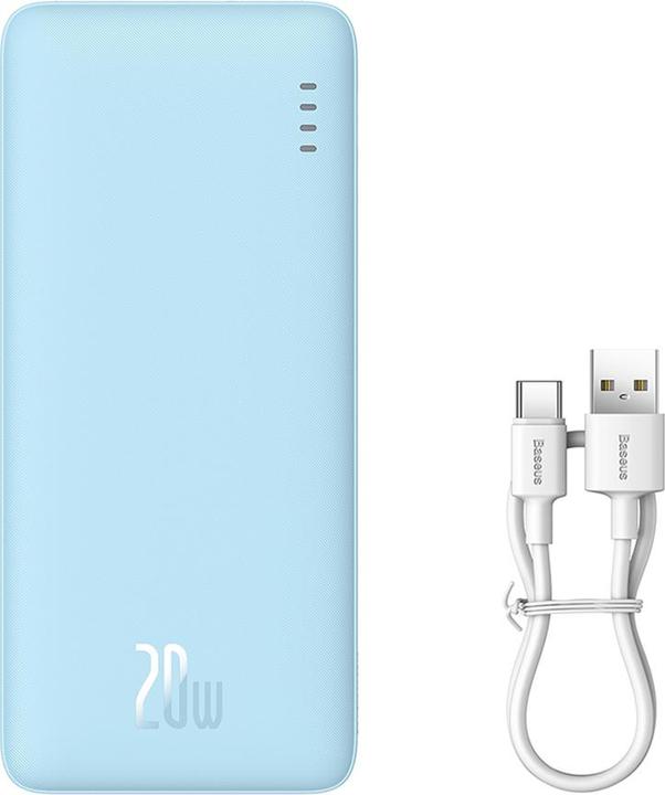 Actual product image Baseus Airpow 10000 mAh 20W powerbank (blue) (10000 mAh, 20 W, 20 Wh)