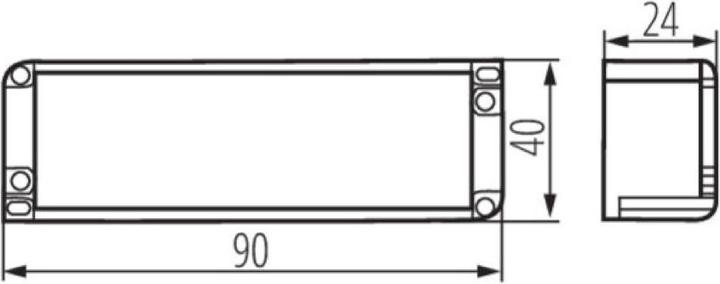 Actual product image Kanlux Electronic transformer DRIVE LED White 23861