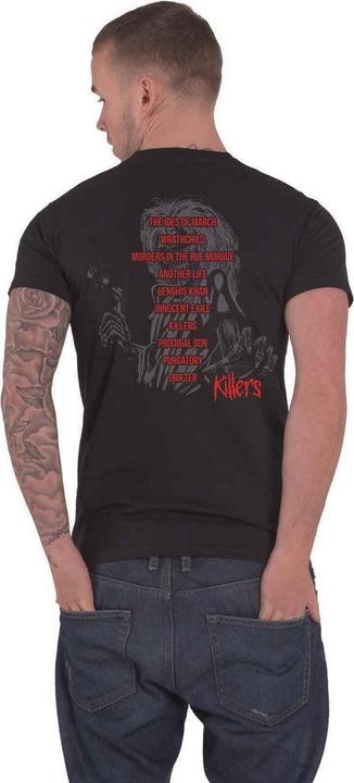 Immagine prodotto Music Brand Maglietta con stampa posteriore Adult Killers V.2 Album Track List (S)