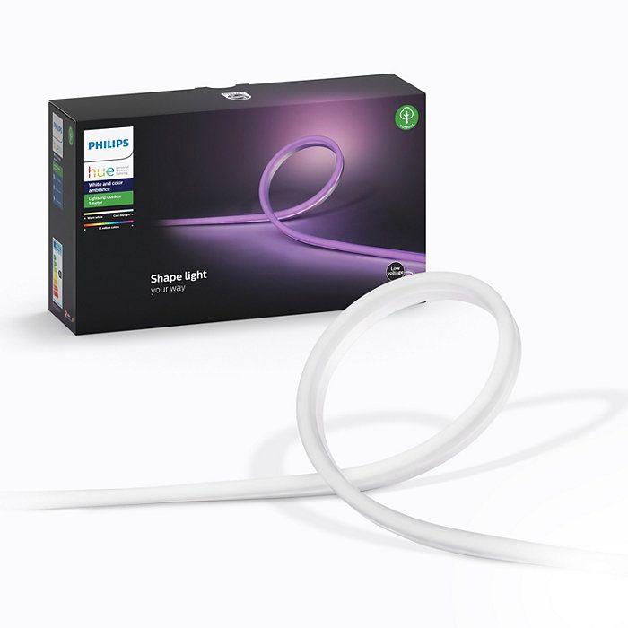 Immagine prodotto Philips Hue Hue LED Striscia luminosa per esterni (DE Plug) (Multicolore, 200 cm, Esterno)