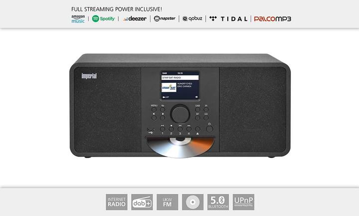 Actual product image Imperial Dabman i205 CD (Web radio, DAB+, VHF, FM, Bluetooth, Wi-Fi)