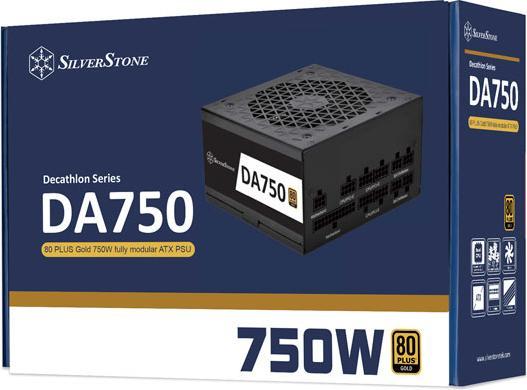 Immagine prodotto Silverstone SST-DA750-G Alimentatore 80 PLUS Gold, modulare - 750 Watt (750 W)