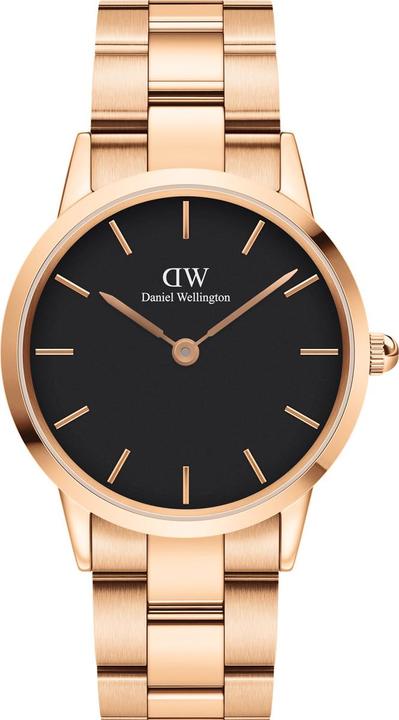 Actual product image Daniel Wellington Iconic Link Black Rose Gold (40 mm) (Analogue wristwatch, 40 mm)