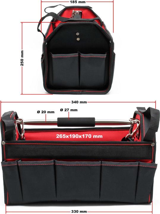Produktbild Wiltec Werkzeugtasche (1 Teile)