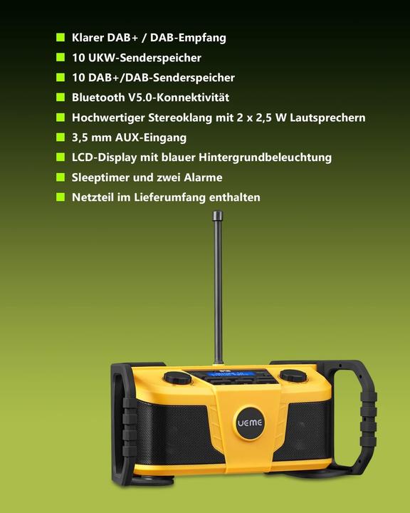 Produktbild Ueme DB-322 (Gelb-Schwarz)