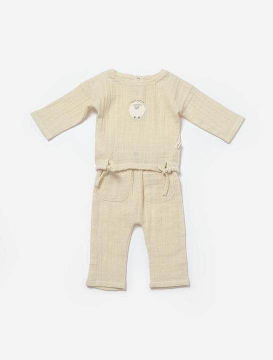 BabyCosy Set aus langärmligem T-Shirt und Hose (74)