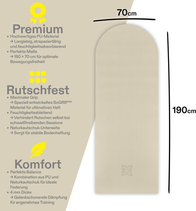 Image du produit Omnana SoGRIP Tapis de yoga (4 mm)