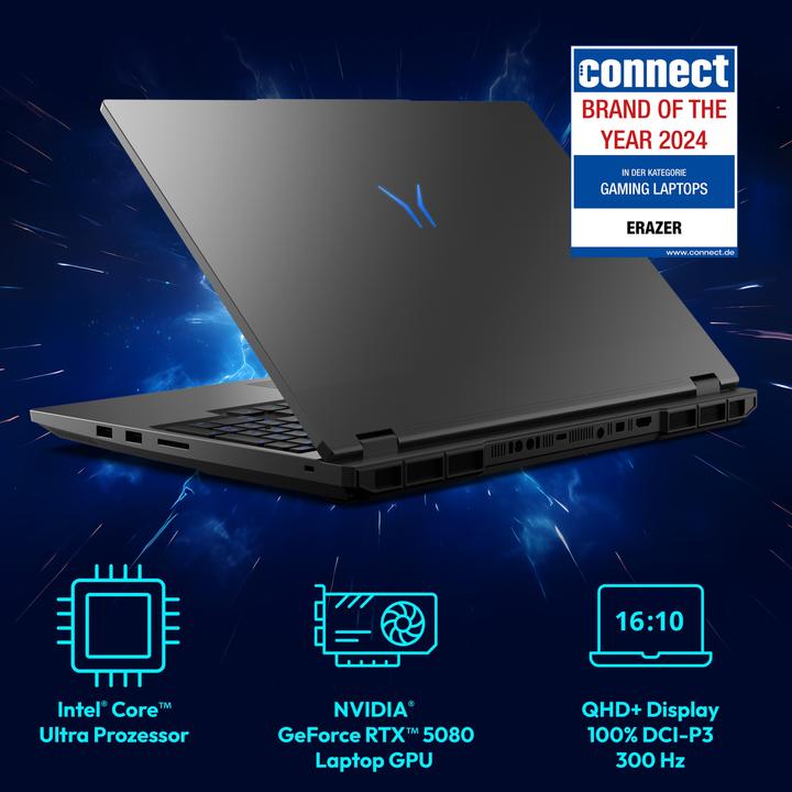 Immagine prodotto Erazer Beast 16 X1 Ultimate 16" 2.5K Core Ultra 9 275HX 32GB/2TB SSD RTX 5080 Win11 MD62733 (16", Intel Core Ultra 9 275HX, 32 GB, 2000 GB, DE)