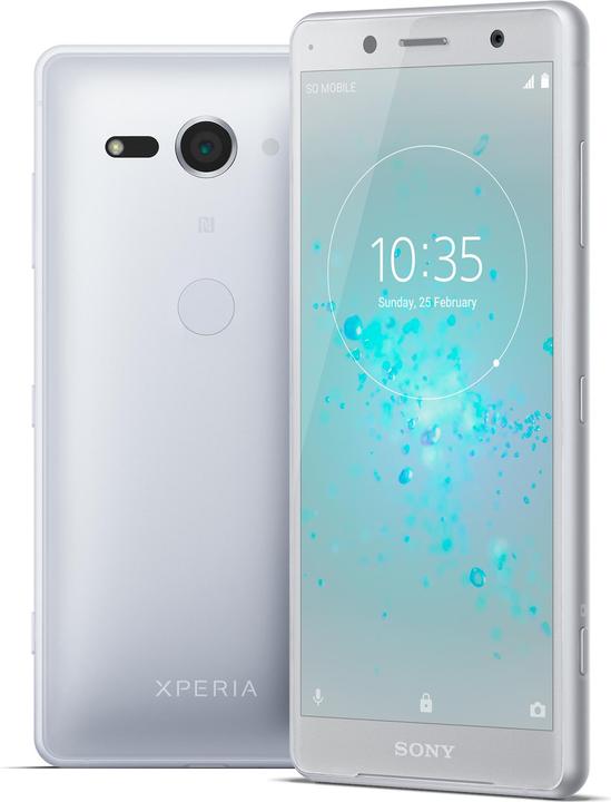 Immagine prodotto Sony Xperia XZ2 Compact UE (64 GB, White Silver, 5", Doppia SIM Ibrida, 19 Mpx, 4G)