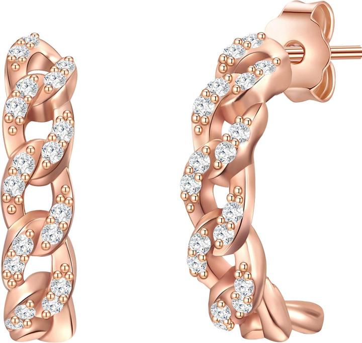 Produktbild Glanzstücke München Damen Sterling Silber Zirkonia roségold - 28401 (925er Silber)