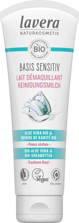 Lavera Reinigungsmilch 2in1 basis sensitiv Milch (Reinigungsmilch, 125 ml)