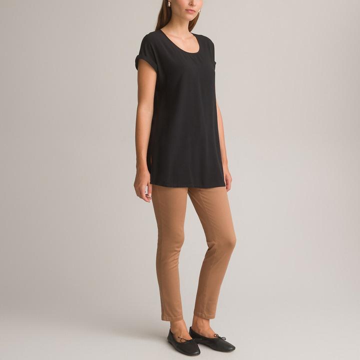 Actual product image Anne Weyburn Tunic shirt with round neckline (44)
