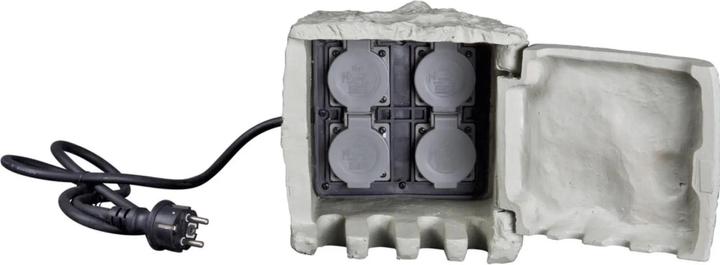 Produktbild Heitronic 35114 Verteilerbox Grau (4 x, CEE 7/3, 1.50 m)