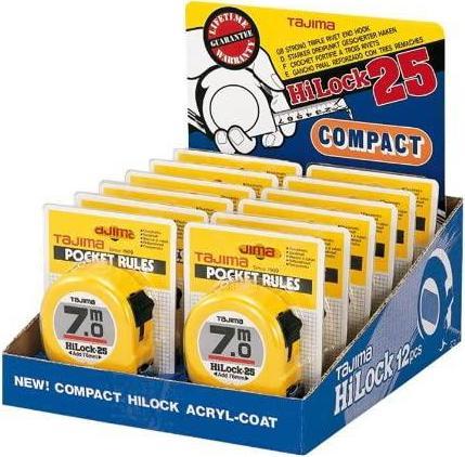 Actual product image Tajima roulette 5m x 25mm, yellow