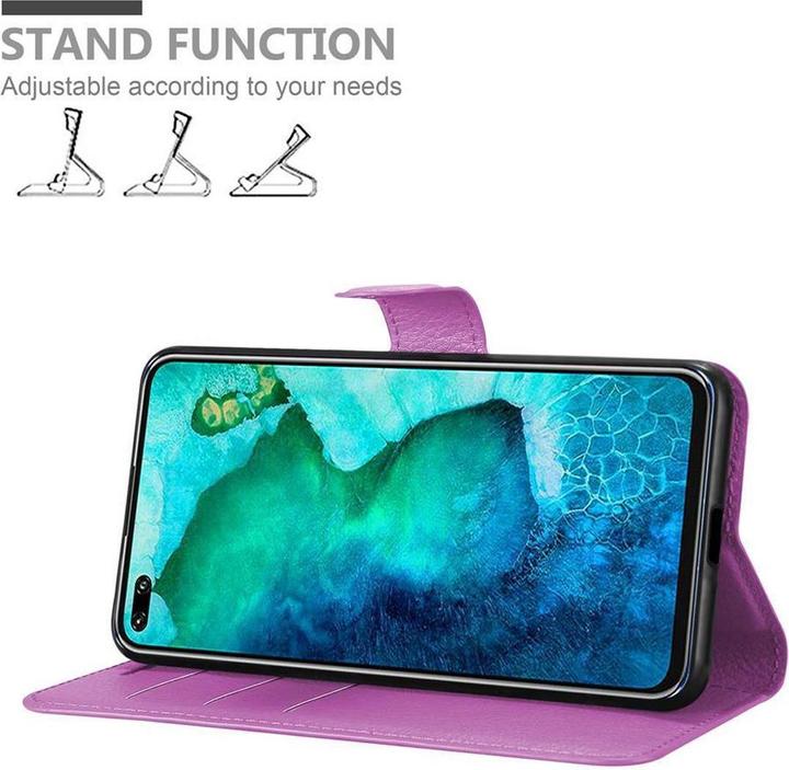 Actual product image Cadorabo Book with stand function cover (Honor View 30 Pro)