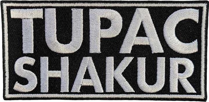 Produktbild Tupac Shakur Gewebter Logo Aufnäher