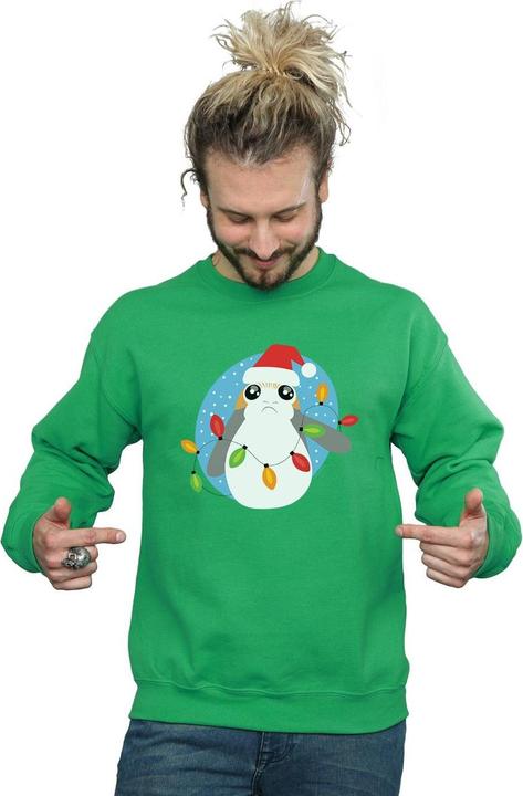 Image du produit Star Wars - Sweat THE LAST JEDI PORG CHRISTMAS LIGHTS - Homme (M)