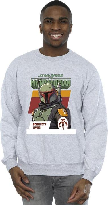 Produktbild Star Wars The Mandalorian Boba Fett Lives Sweatshirt (S)