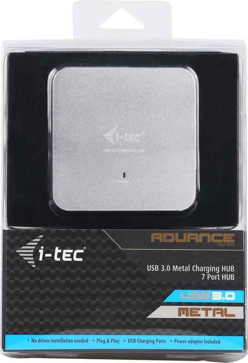 Immagine prodotto i-tec U3HUBMETAL7 (USB-A, 7 Porti)