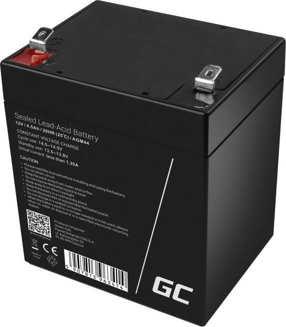 Actual product image GreenCell AGM44 (12 V, 4.50 Ah)