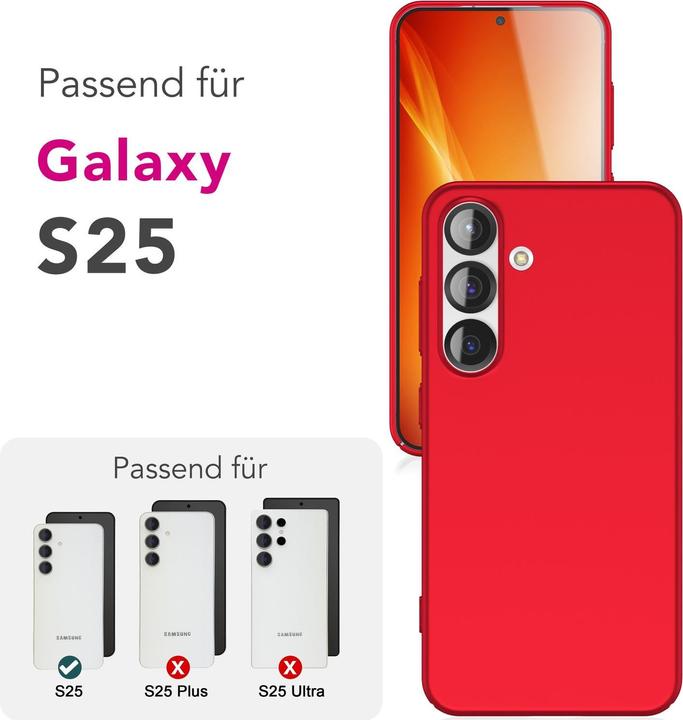 Immagine prodotto Nalia PureFit - Ultra Dünne 0,5mm Leichte Hülle - Slim Fit Hardcase (Samsung Galaxy S25)
