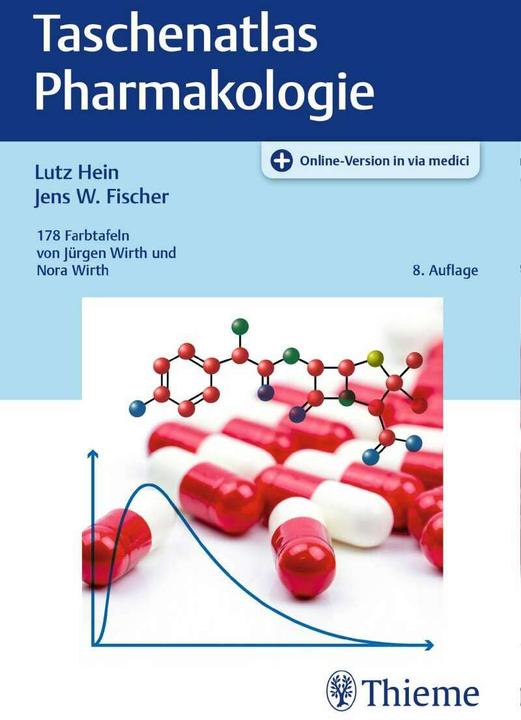 Produktbild Taschenatlas Pharmakologie (Deutsch, Lutz Hein, Jens W. Fischer, Heinz Lüllmann, 2019)