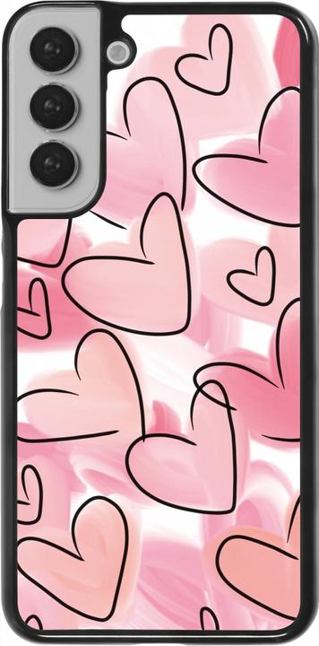 Produktbild PhoneLook Hülle Easter 2023 pink hearts (Samsung Galaxy S22+)