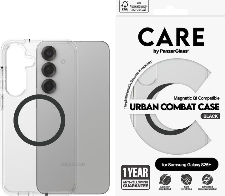 Immagine prodotto PanzerGlass CRRFUBQG37942, Cover, Samsung, Samsung - Galaxy S 2025 Plus, Trasparente (Samsung Galaxy S25+)