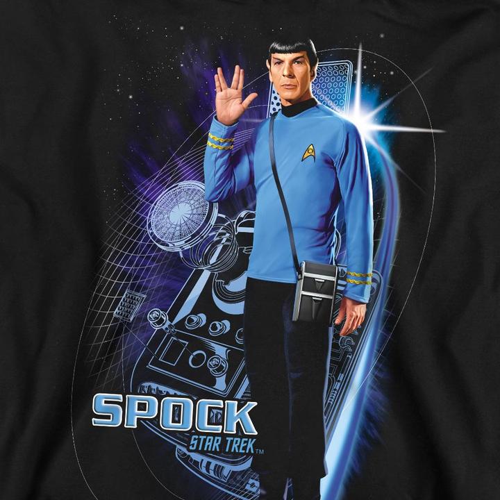 Actual product image Unisex Adult Galactic Spock Sweatshirt (XL)