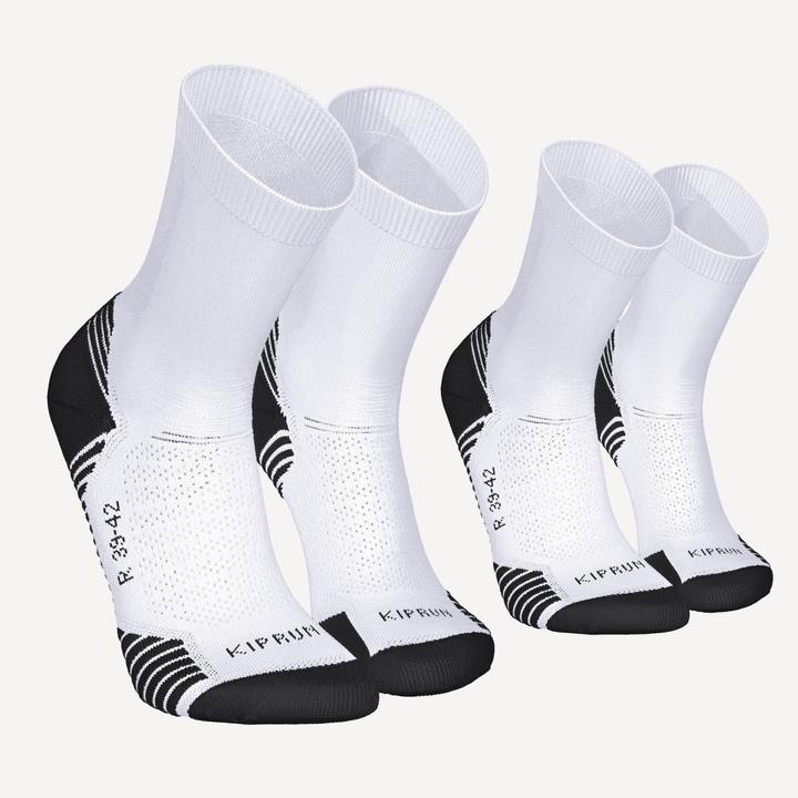 Produktbild Kiprun Pack Of 2 Pairs Of Run500 Thick Mid-Calf Running Socks (43, 46)