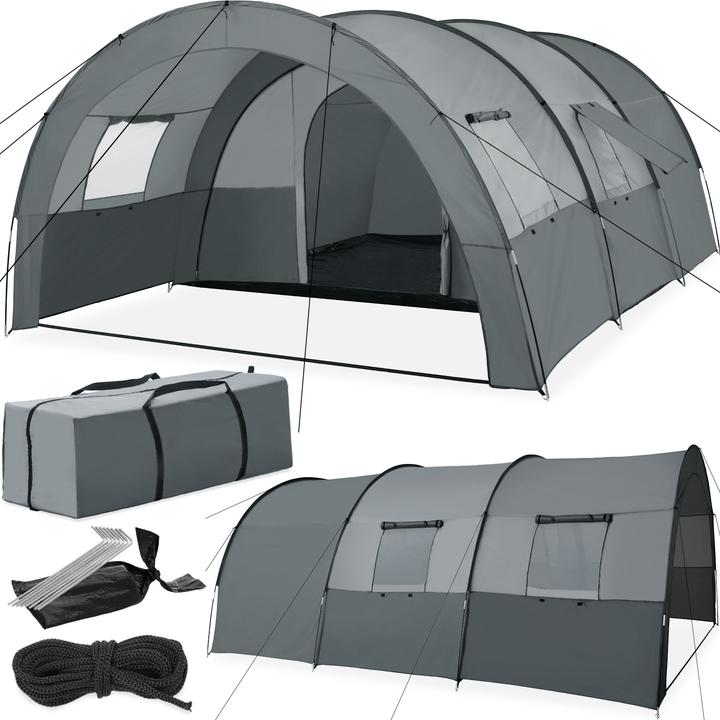 Actual product image tectake Roskilde (Tunnel tent, 7.50 kg, 6 persons)