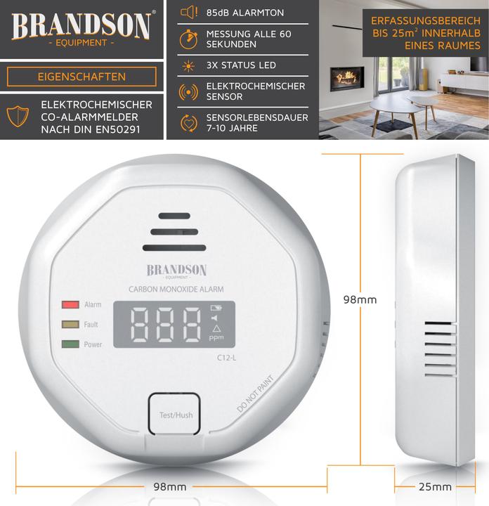 Actual product image Brandson CO-Melder