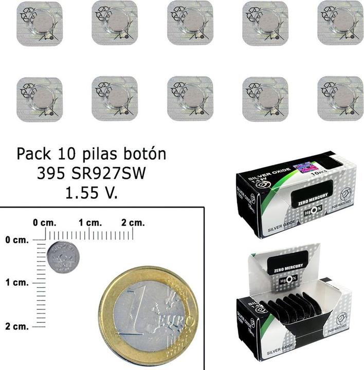 Image du produit Maxell Pile bouton SR927SW 10 pièces (10 pcs, SR57, 55 mAh)