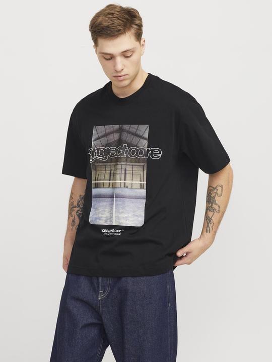 Produktbild Jack & Jones Gedruckt Rundhalsausschnitt T-shirt T-shirt (XXL)